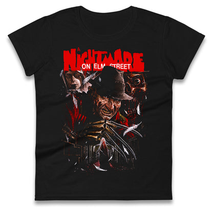 A Nightmare On Elm Street Ladies T Shirt