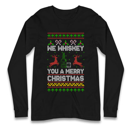 whisky Christmas Longsleeve T Shirt