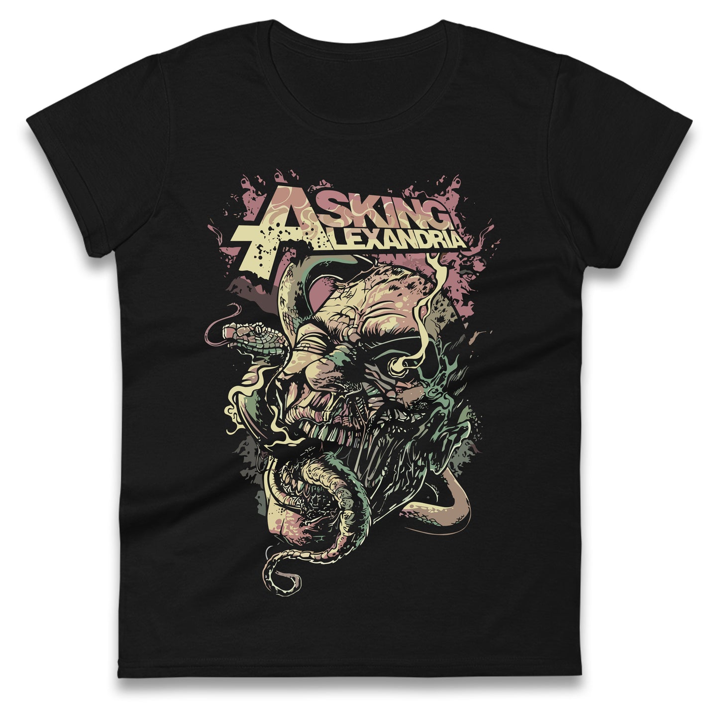 Asking Alexandria Band Ladies T Shirt