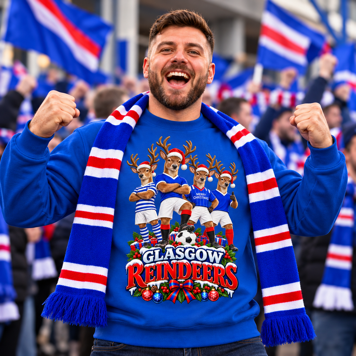 Glasgow Rangers Christmas Jumper