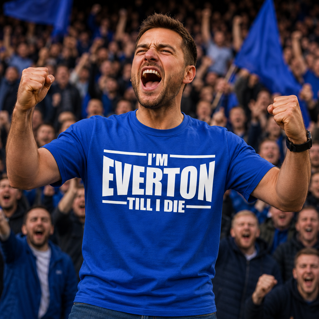 Everton FC T Shirt Mens