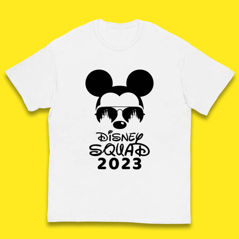 Disney Squad 2023 Mickey Mouse Minnie Mouse Cartoon Magic Kingdom Disney Castle Disneyland Trip Kids T Shirt