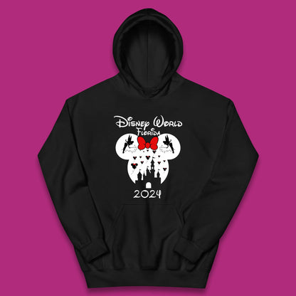 Disney World Florida 2024 Kids Hoodie
