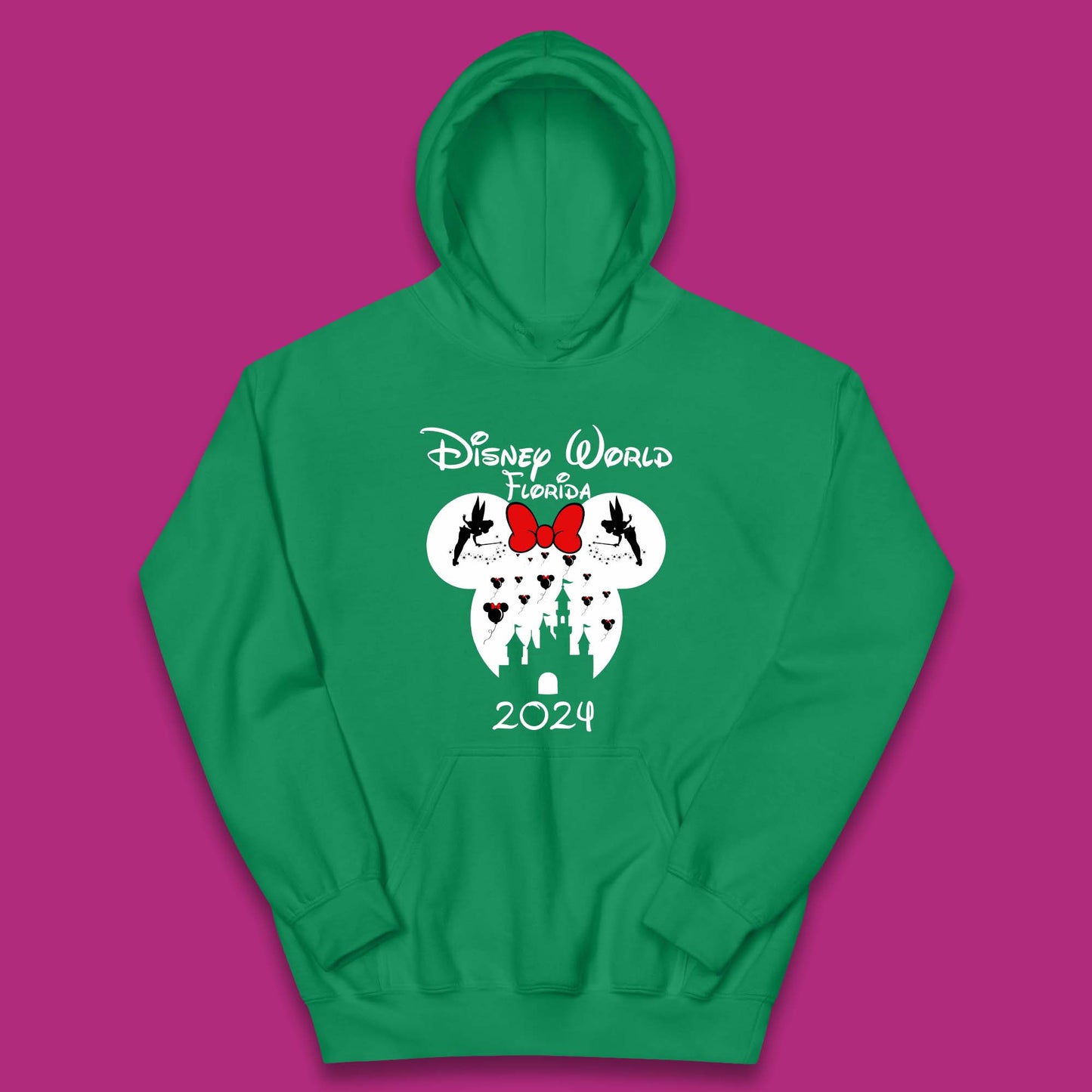 Disney World Florida 2024 Kids Hoodie