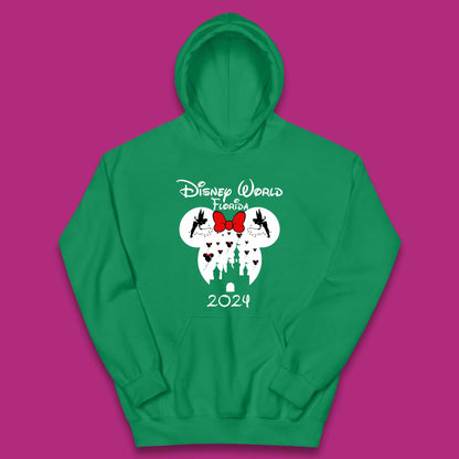 Disney World Florida 2024 Kids Hoodie