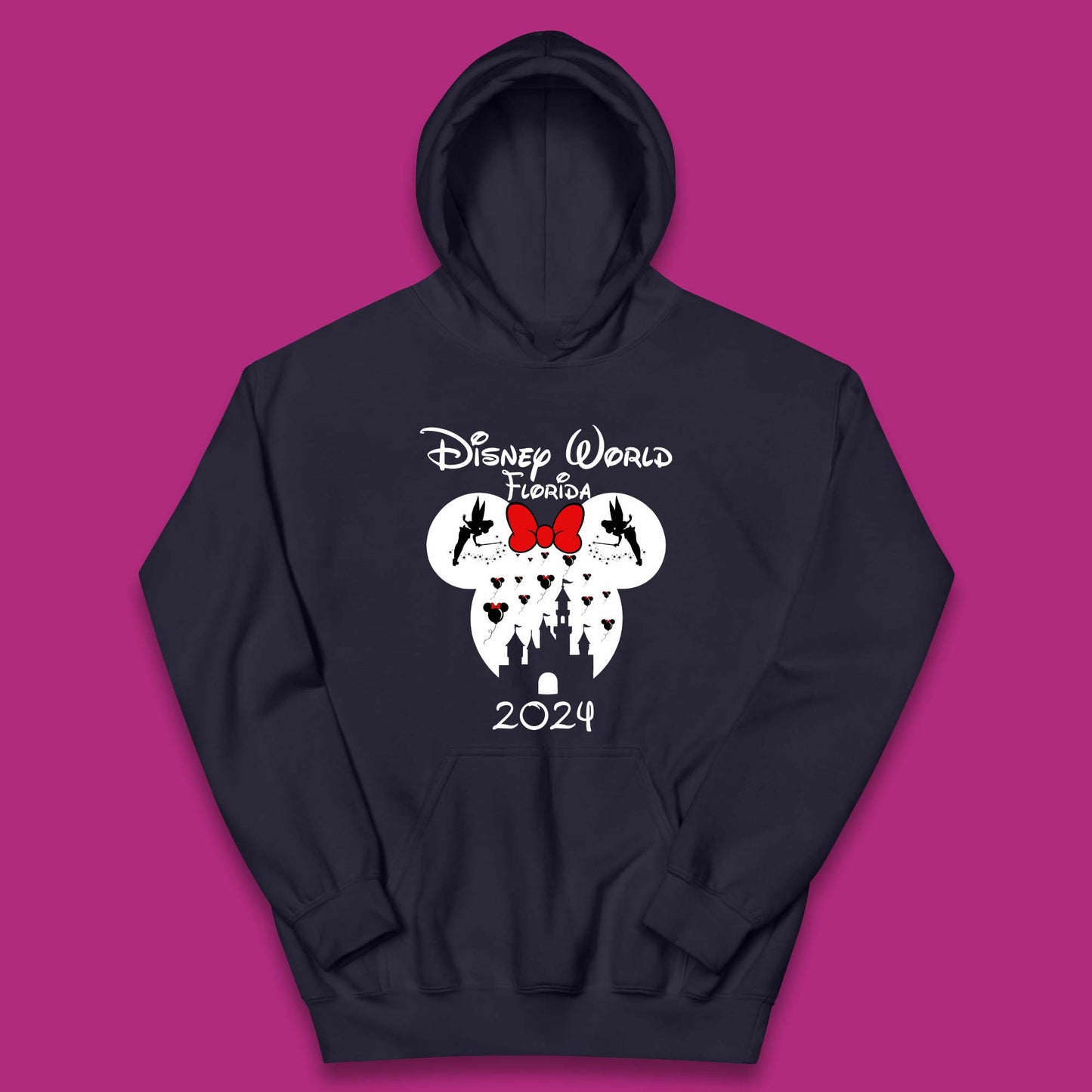Disney World Florida 2024 Kids Hoodie
