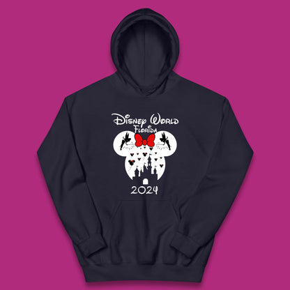 Disney World Florida 2024 Kids Hoodie