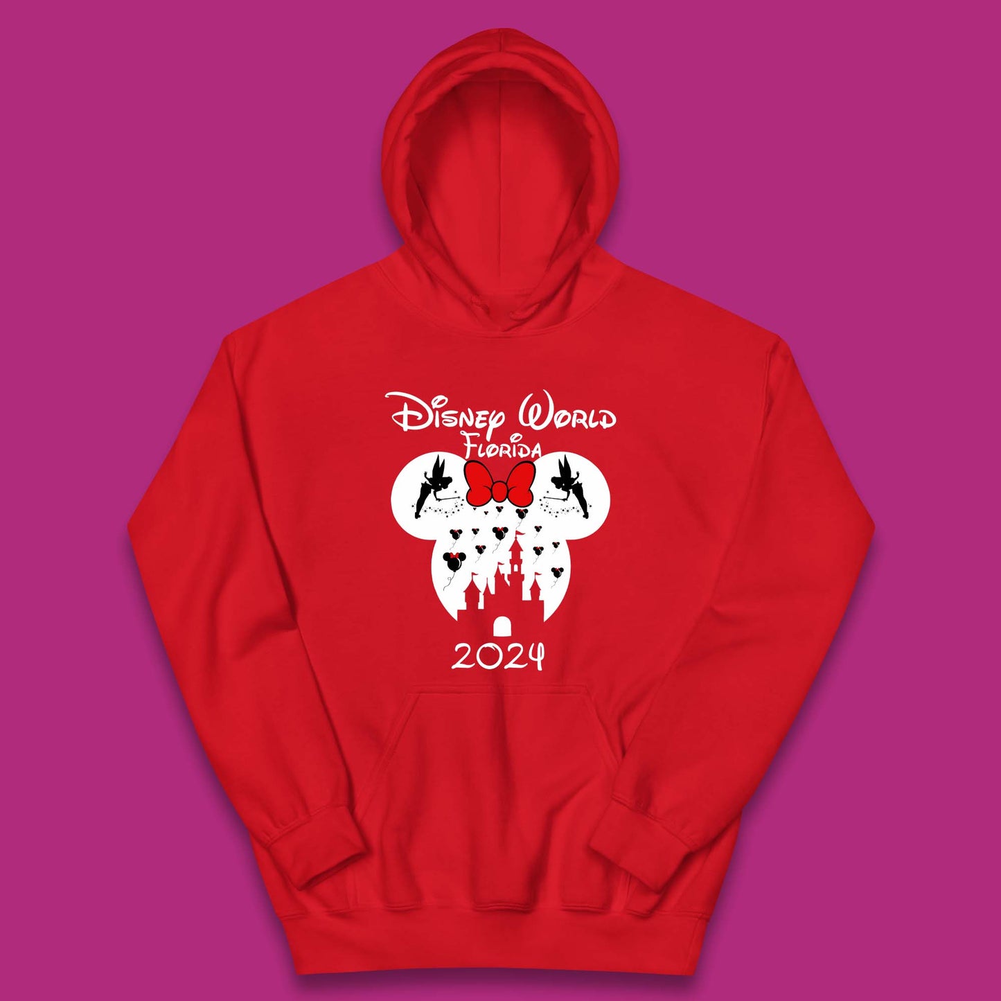 Disney World Florida 2024 Kids Hoodie