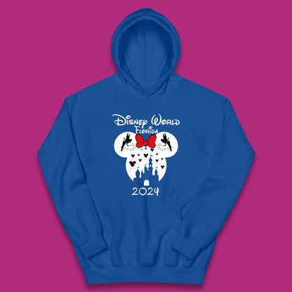 Disney World Florida 2024 Kids Hoodie