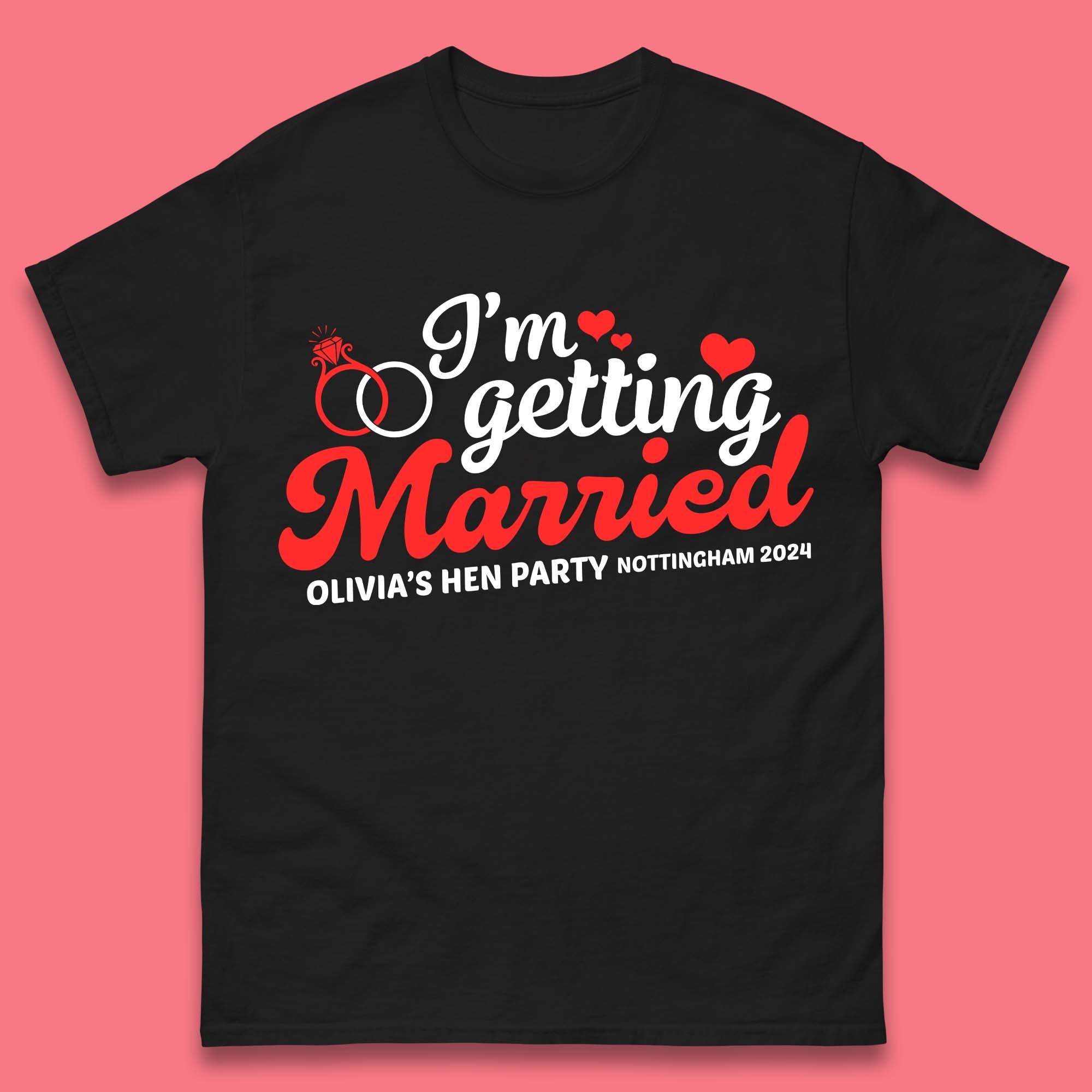 Personalised I'm Getting Married T-Shirt