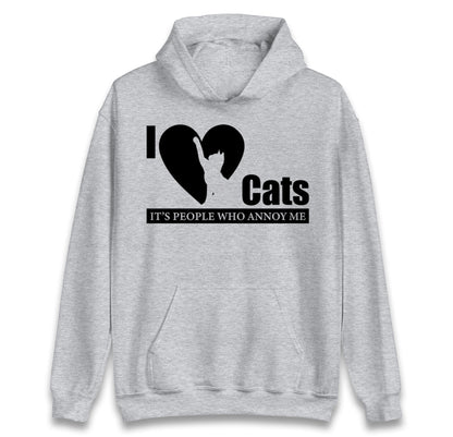 i love cats hoodie