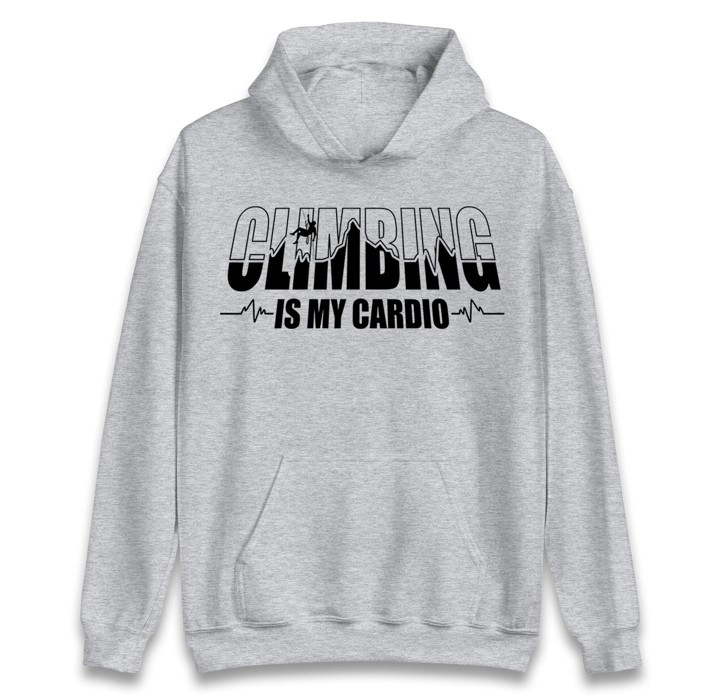 Climbing Is My Cardio Climbing hoodie