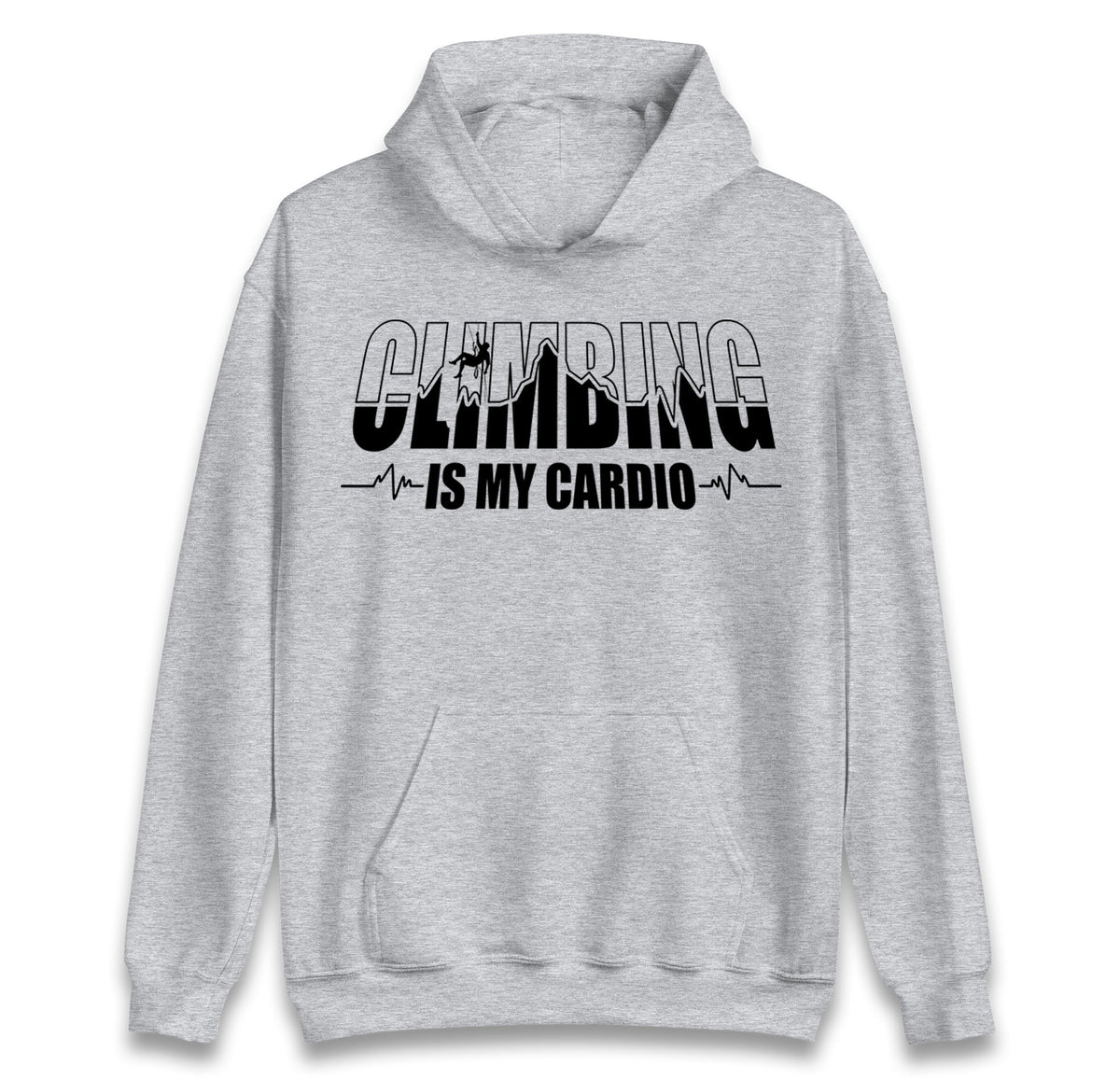 Climbing Is My Cardio Climbing Hoodie