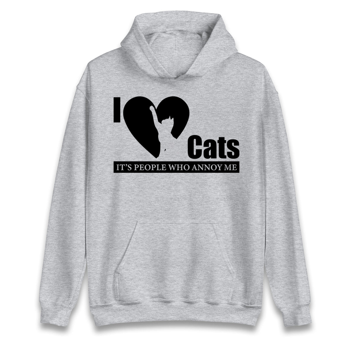 i love cats hoodie