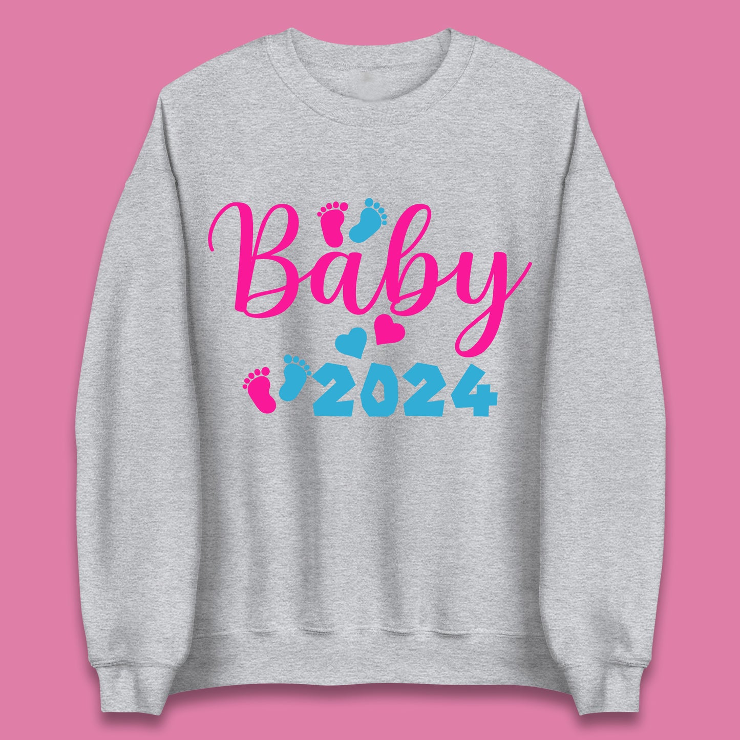Baby 2024 Pregnancy Announcement Unisex Sweatshirt