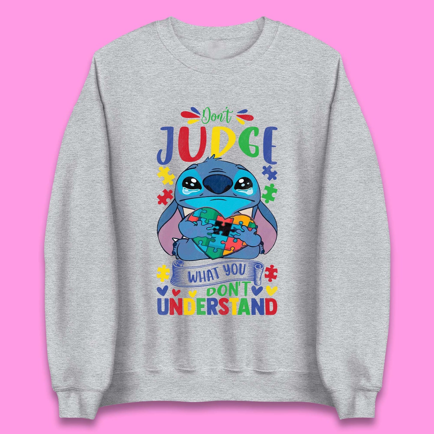 Autism Disney Stitch Unisex Sweatshirt