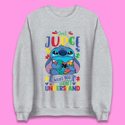 Autism Disney Stitch Unisex Sweatshirt