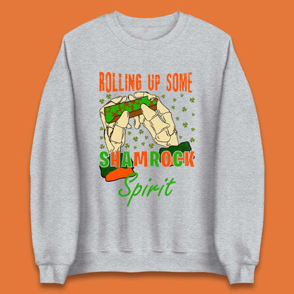 Rolling Up Some Shamrock Spirit Unisex Sweatshirt
