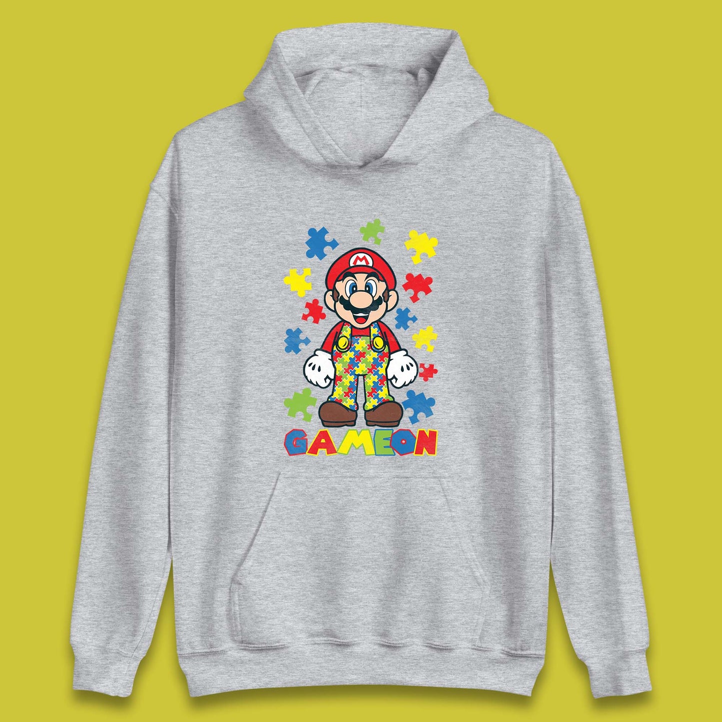 Autism Super Mario Unisex Hoodie