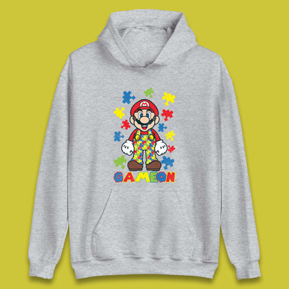 Autism Super Mario Unisex Hoodie