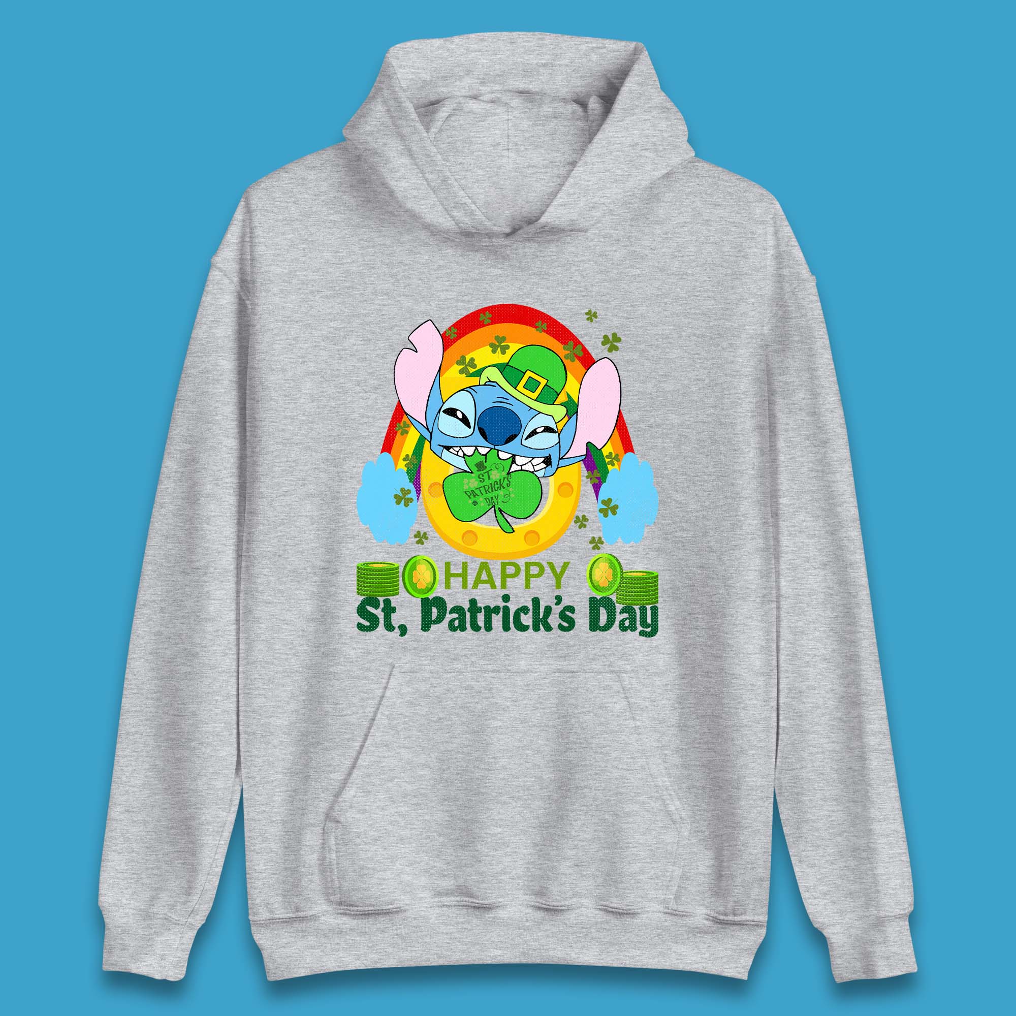 St. Patrick's Day Stitch Unisex Hoodie