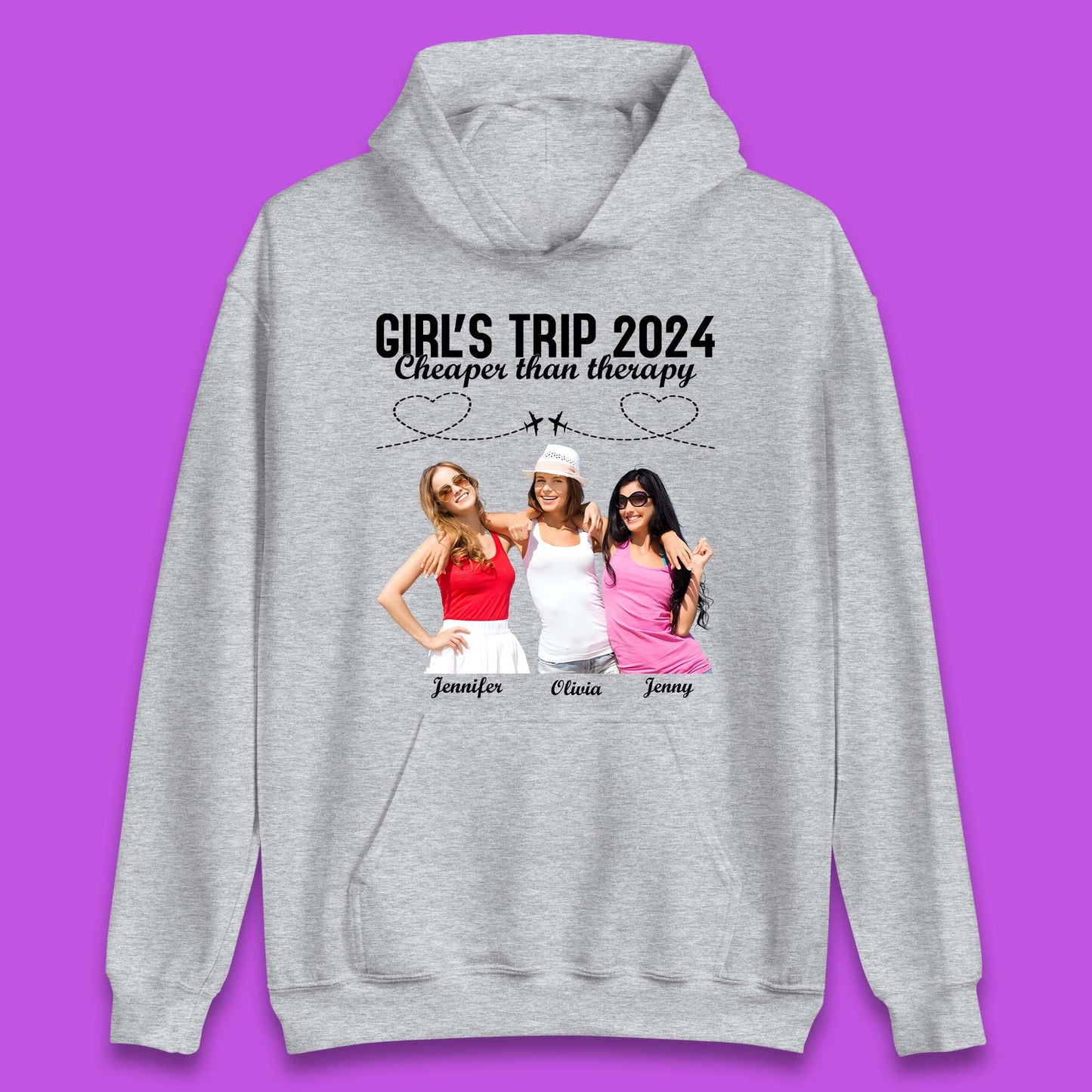 Personalised Girl's Trip Unisex Hoodie