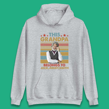 Personalised This Grandpa Belongs To Unisex Hoodie