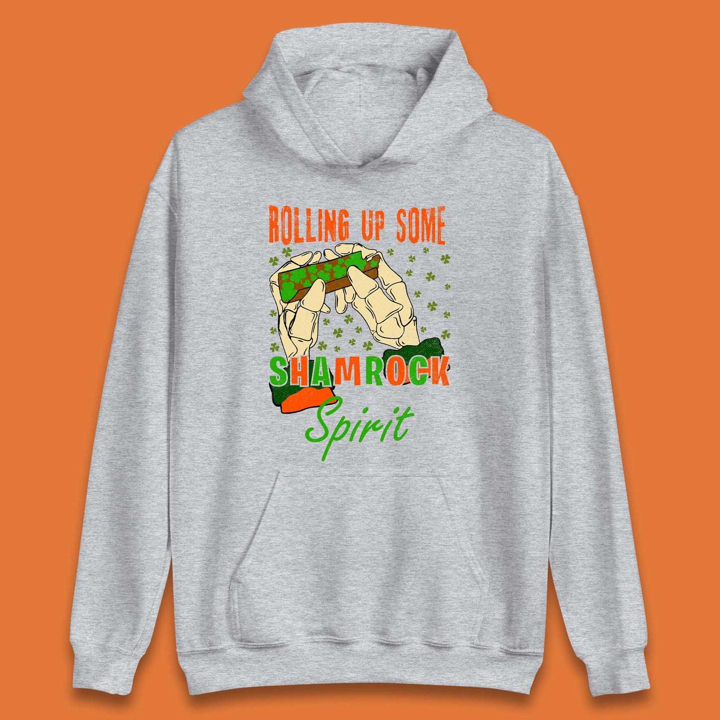 Rolling Up Some Shamrock Spirit Unisex Hoodie