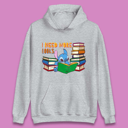 Stitch Reading A Book Unisex Hoodie