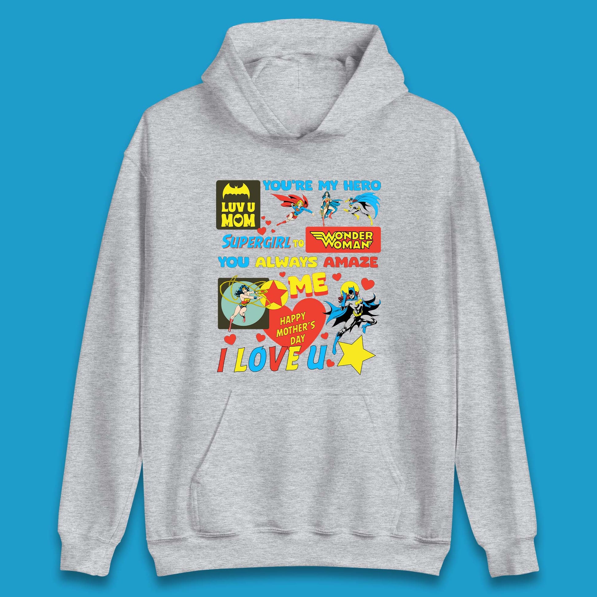 Superhero Mother's Day Hoodie UK
