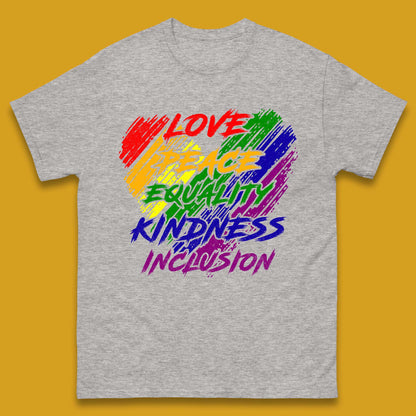 Love Peace Equality Mens T-Shirt