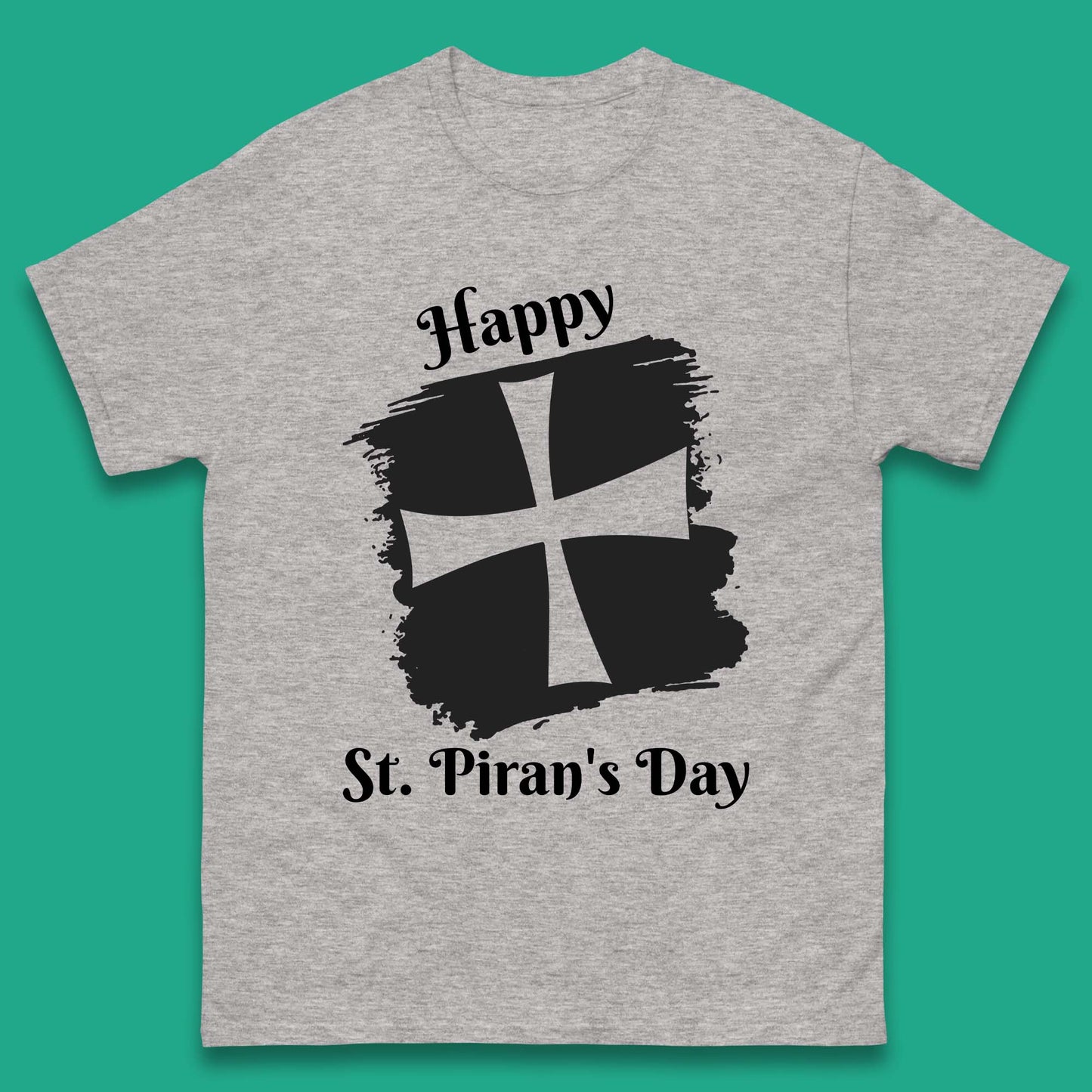 Saint Piran's Day Mens T-Shirt