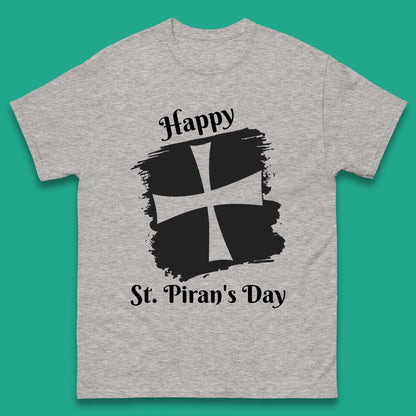 Saint Piran's Day Mens T-Shirt