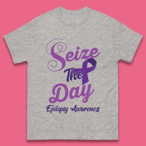 Seize the Day Epilepsy Awareness Mens T-Shirt