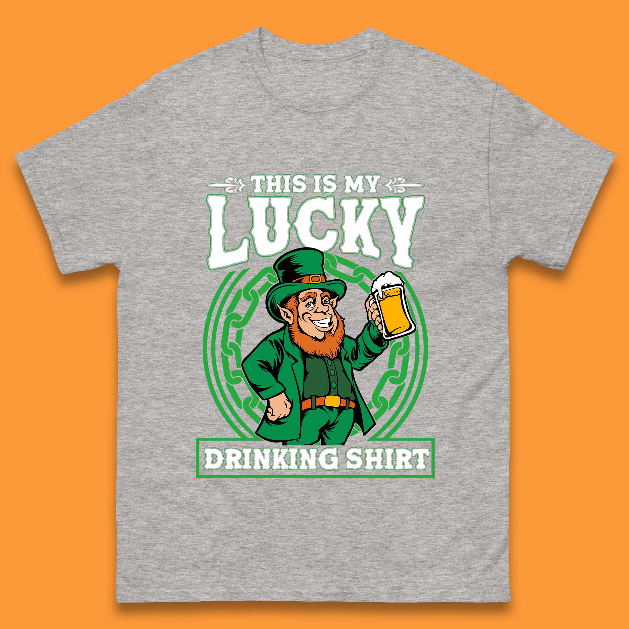 This Is My Lucky Drinking Shirt Irish Mens T-Shirt