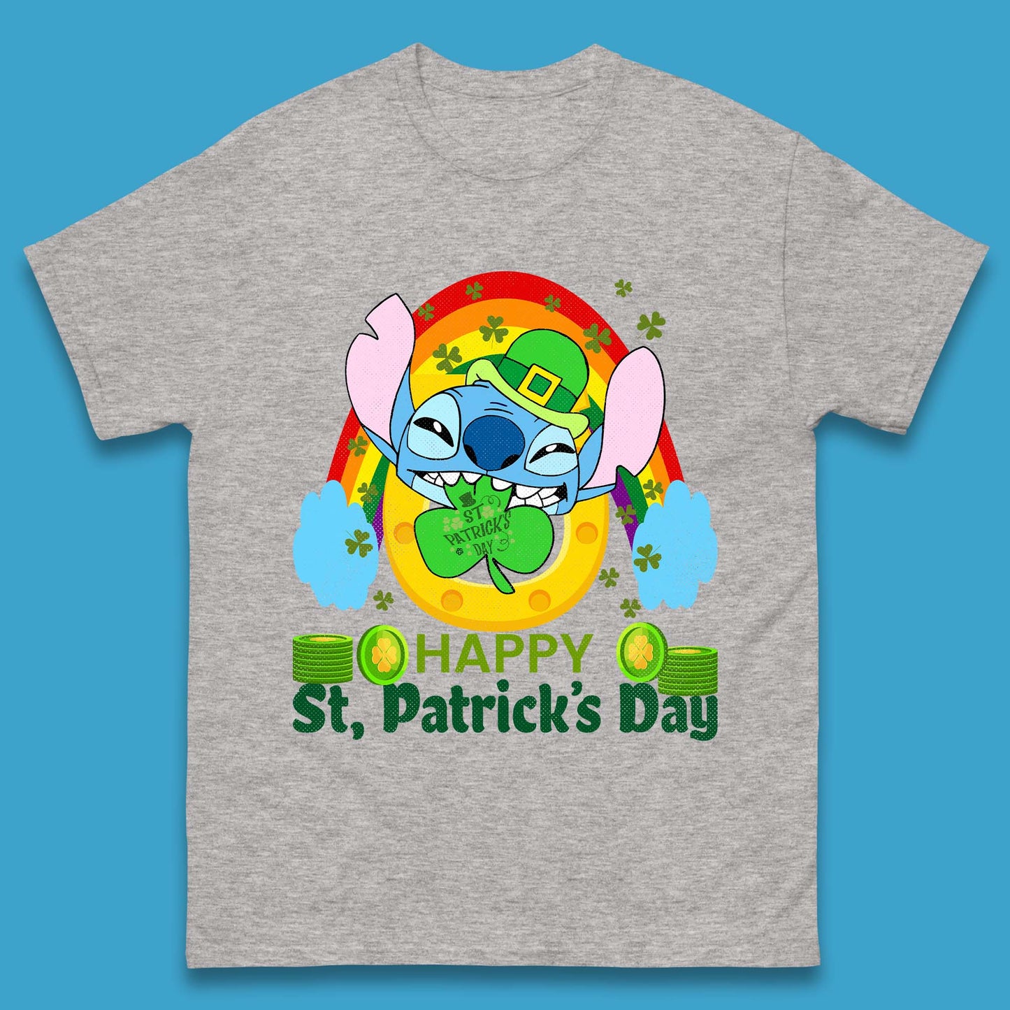 St. Patrick's Day Stitch Mens T-Shirt