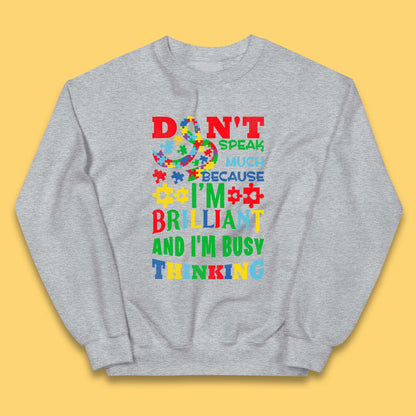 Autism Busy Thinking Kids Jumper