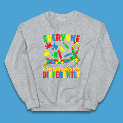 Everyone Communicates Differently Kids Jumper