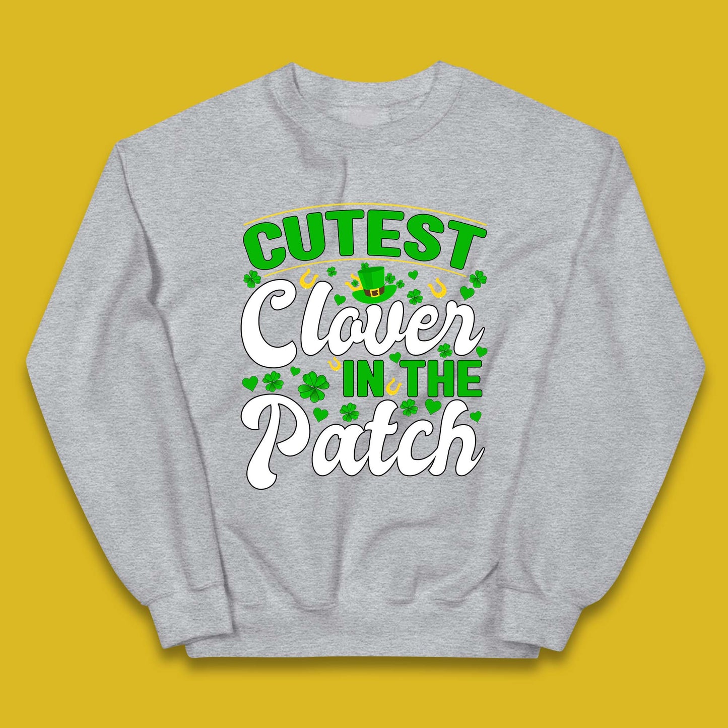 Cutest Clover In The Patch Kids Jumper