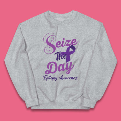 Seize the Day Epilepsy Awareness Kids Jumper