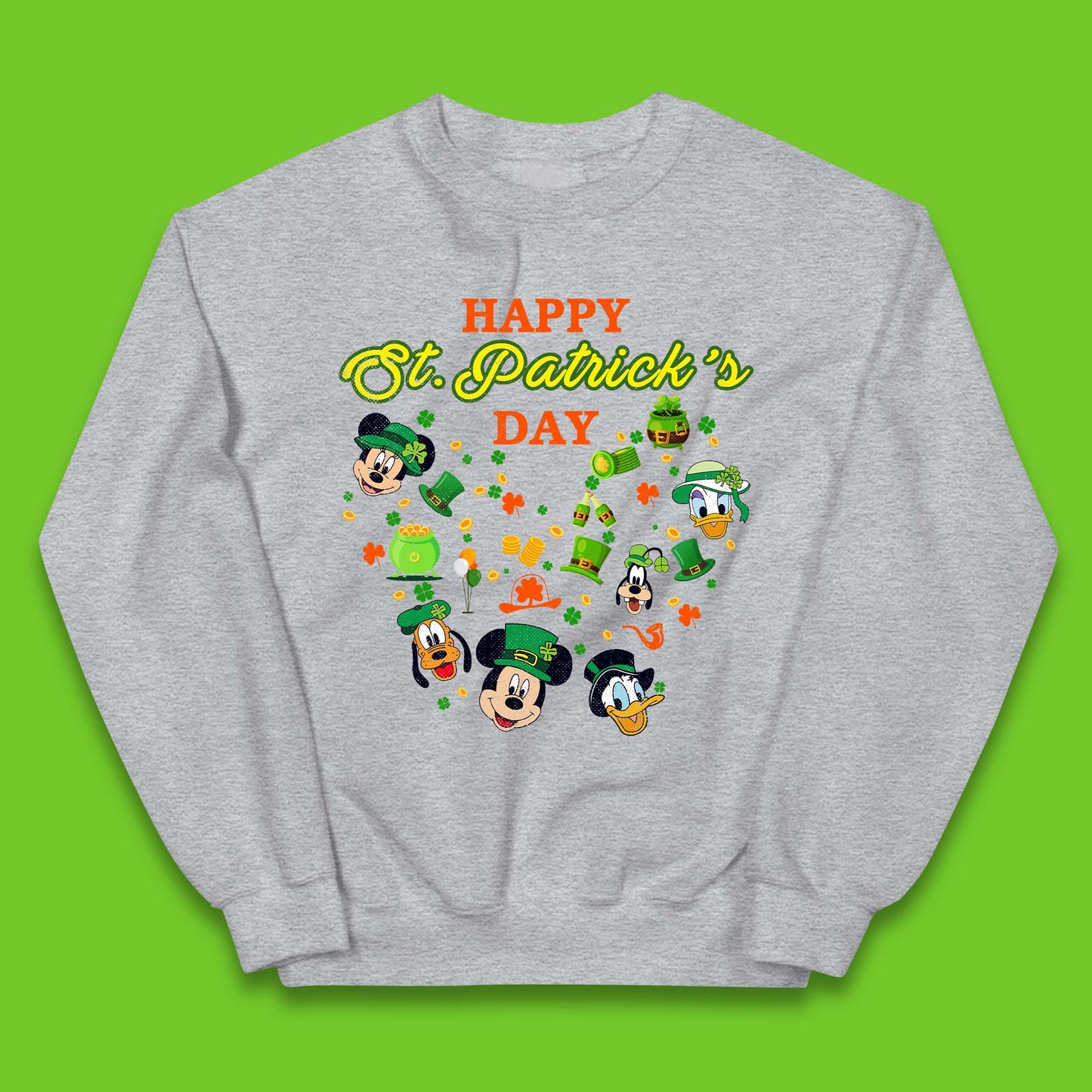 Disney Happy St. Patrick's Day Kids Jumper