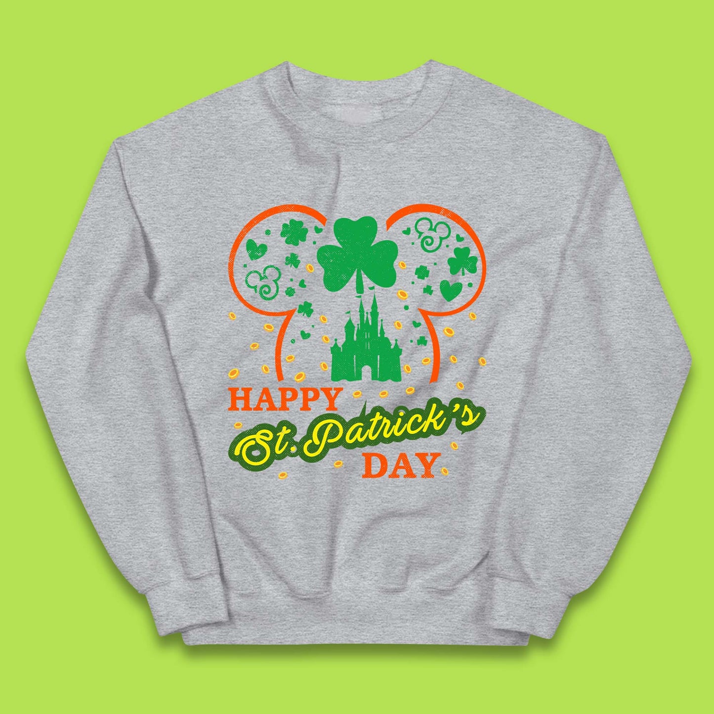 Disney Happy St. Patrick's Day Kids Jumper