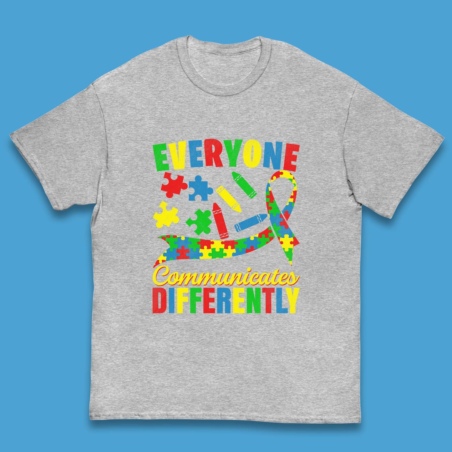 Everyone Communicates Differently Kids T-Shirt