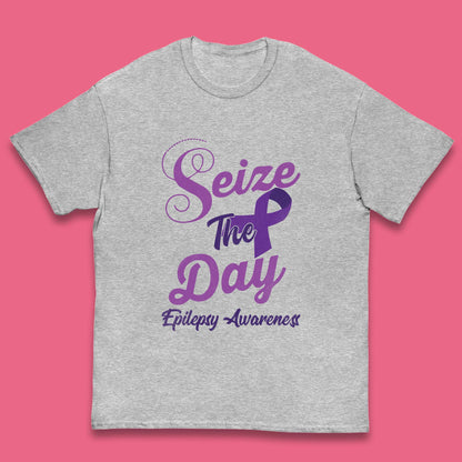 Seize the Day Epilepsy Awareness Kids T-Shirt