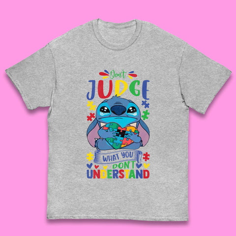 Autism Disney Stitch Kids T-Shirt