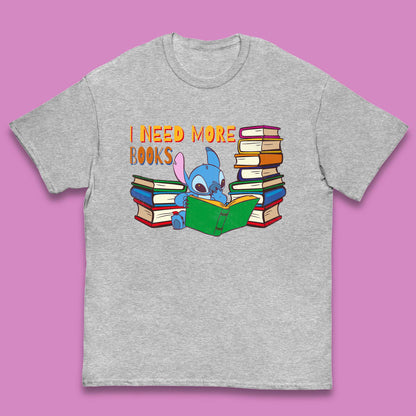 Stitch Reading A Book Kids T-Shirt