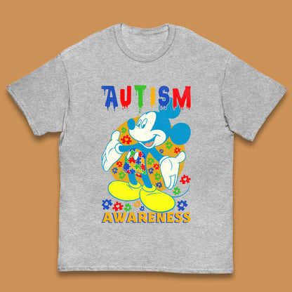 Autism Awareness Mickey Mouse Kids T-Shirt