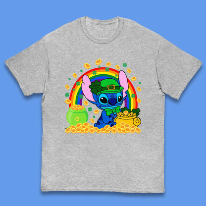 Disney Stitch St Patrick's Day Kids T-Shirt