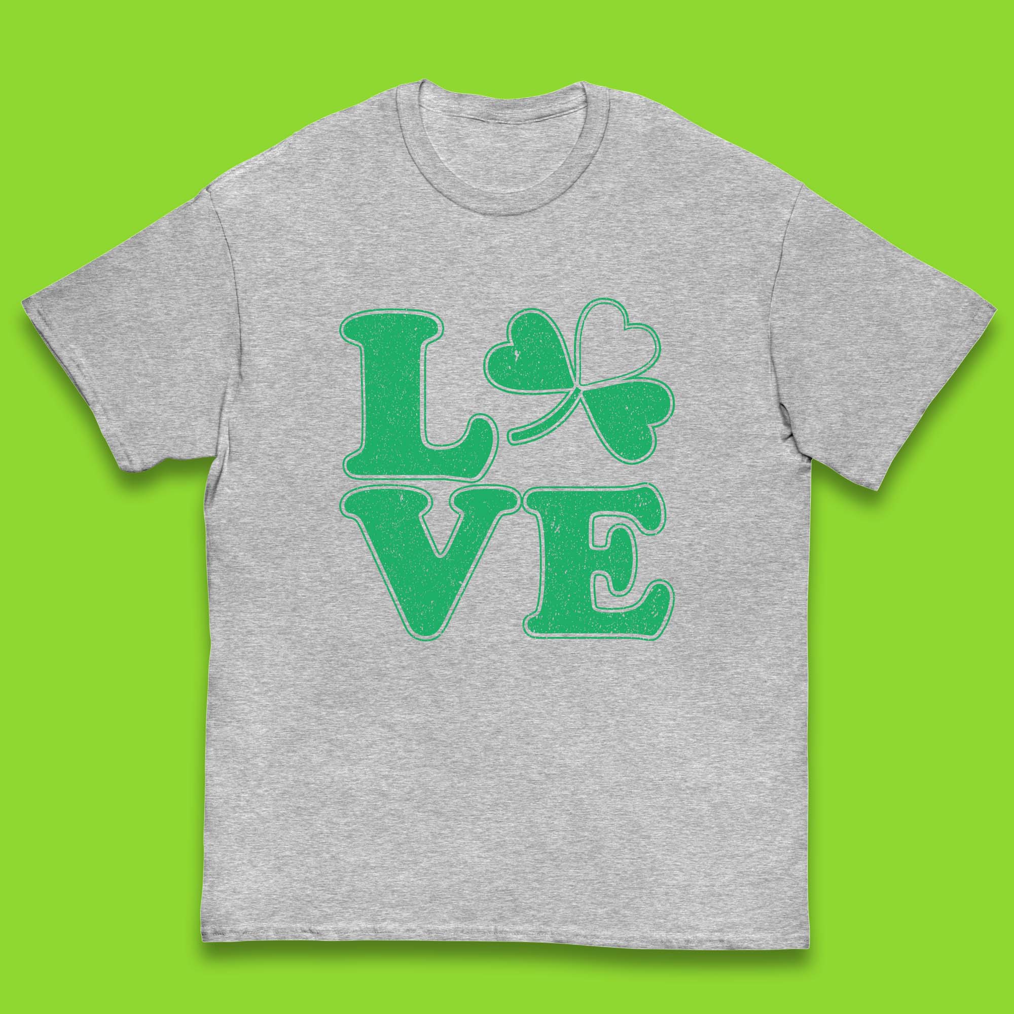 Shamrock Love Kids T-Shirt