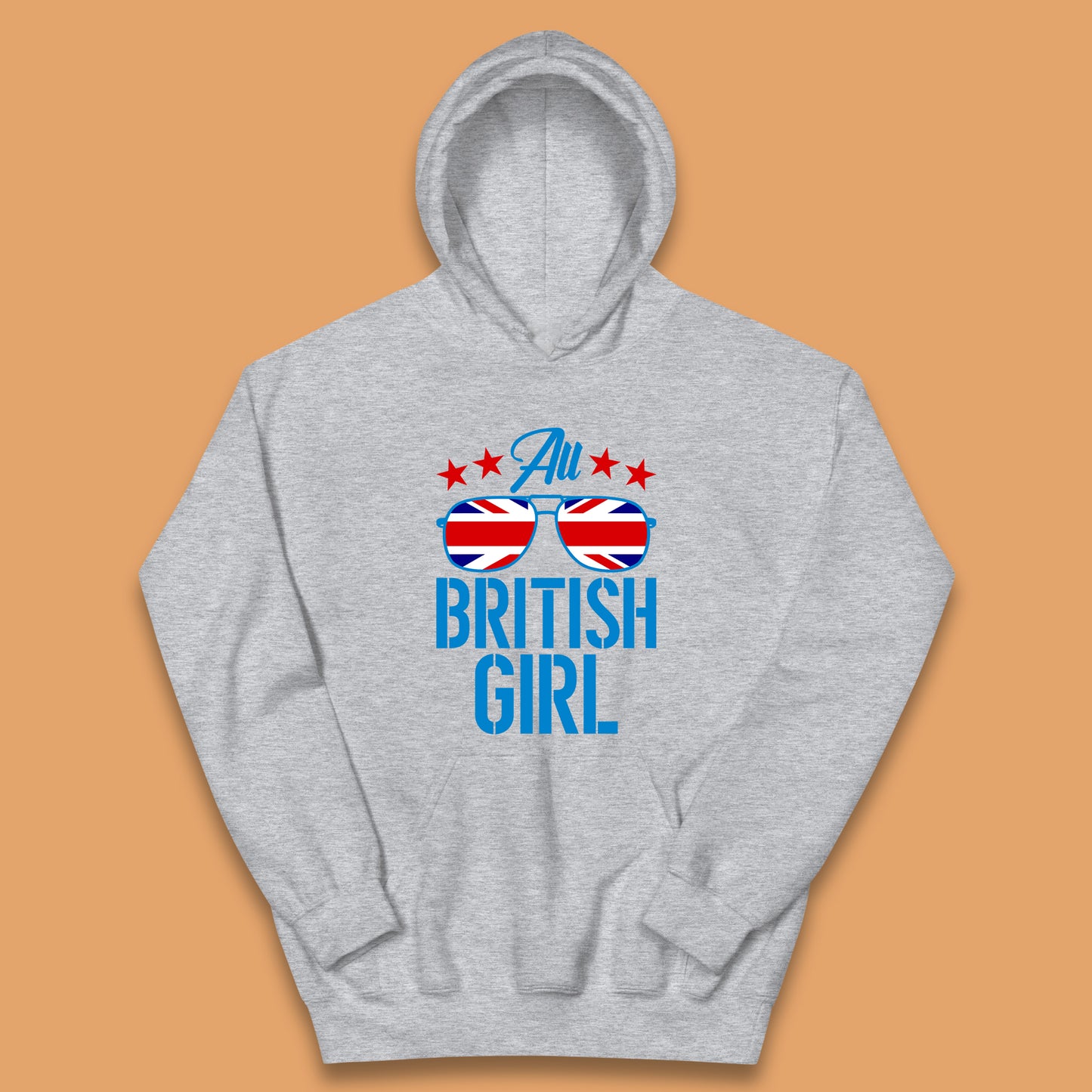 British Girl Kids Hoodie